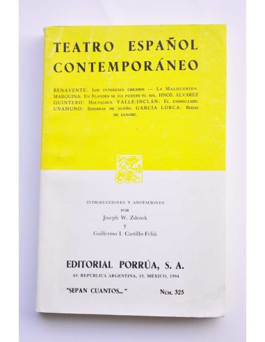Teatro español contemporáneo