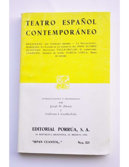 Teatro español contemporáneo