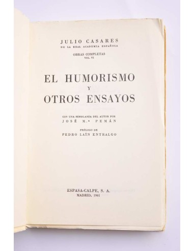 El humorismo y otros ensayos