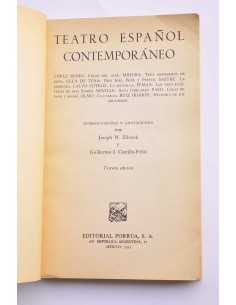 Teatro español contemporáneo 2