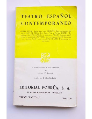 Teatro español contemporáneo