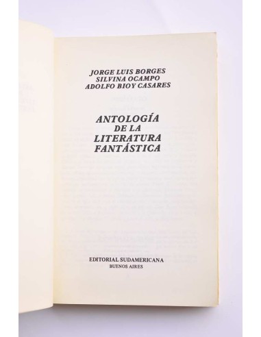 Antología de la literatura fantástica