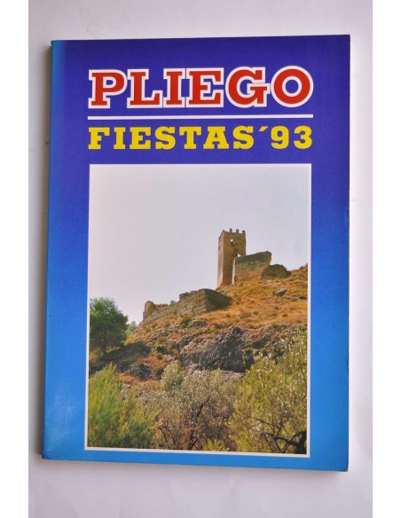 Pliego. Fiestas 1993