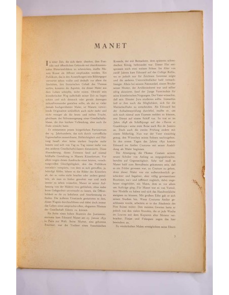 Manet : die Kunst-Reine in Farben