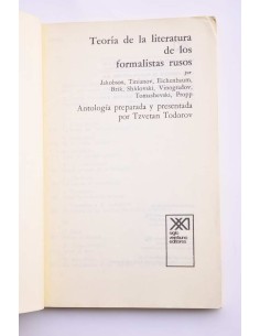 Teoría de la literatura de los formalistas rusos 2
