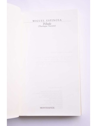 Tríbada : theologiae tractatus