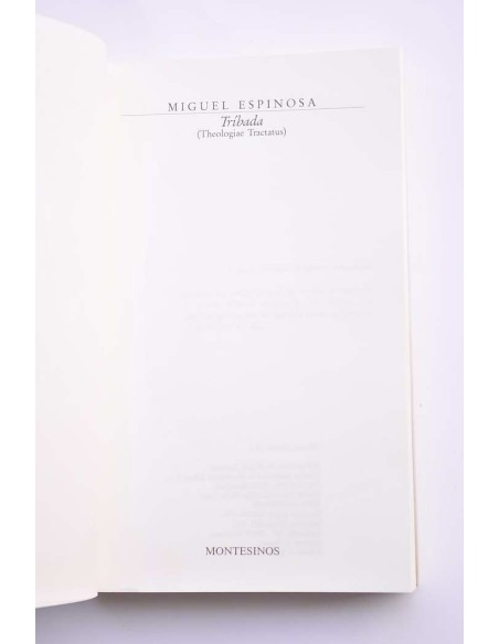 Tríbada : theologiae tractatus