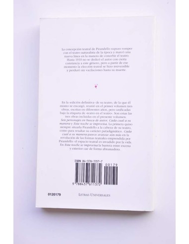 Seis personajes en busca de un autor - Cada...
