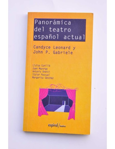 Panorámica del teatro español actual