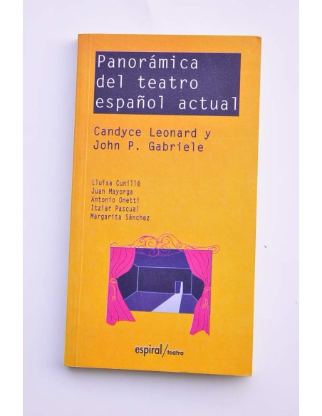 Panorámica del teatro español actual
