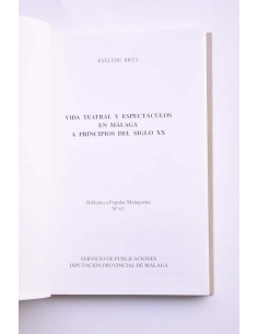 Vida teatral y espectáculos en Málaga a principios del... 2