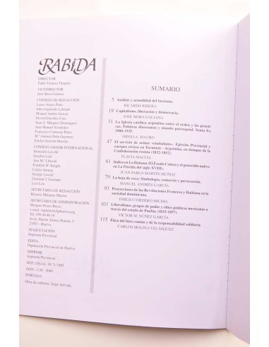 Rabida. nº 27, 2008