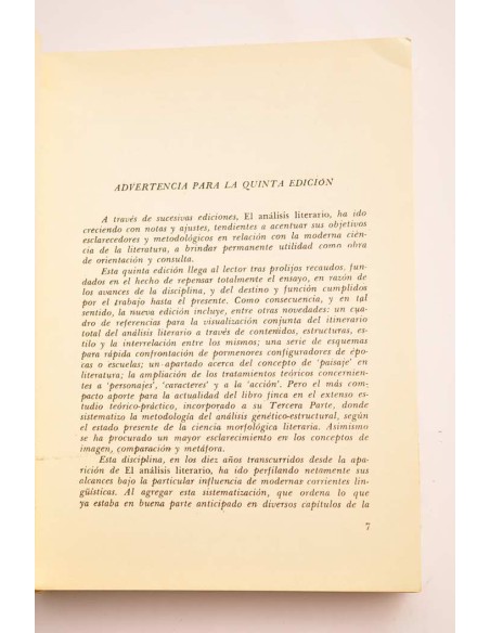 El análisis literario