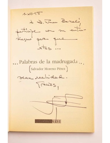 Palabras de la madrugada