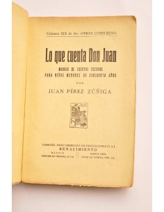 Lo que cuenta Don Juan. Manojo de cuentos festivos para... 2