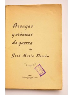 Arengas y crónicas de guerra 2