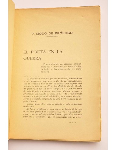 Arengas y crónicas de guerra