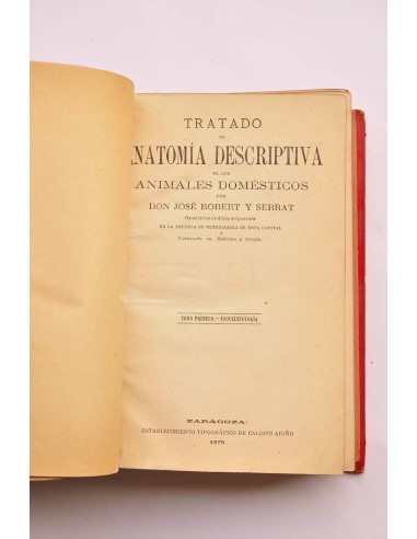 Tratado de anatomía descriptiva de los animales...