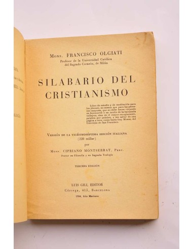 Silabario del Cristianismo