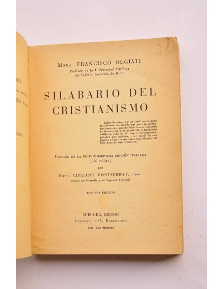 Silabario del Cristianismo