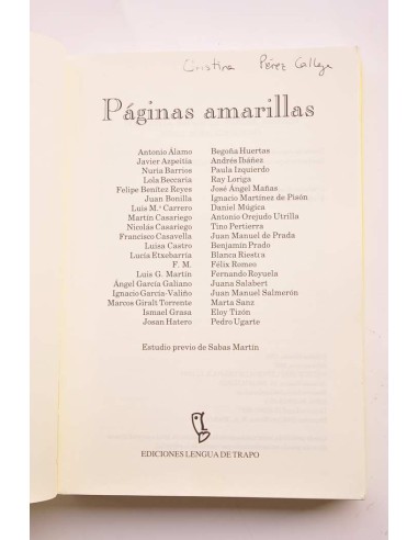 Páginas amarillas