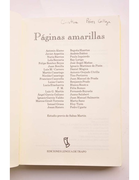 Páginas amarillas