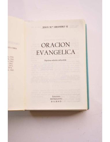 Oración evangélica