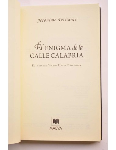 El enigma de la calle Calabria