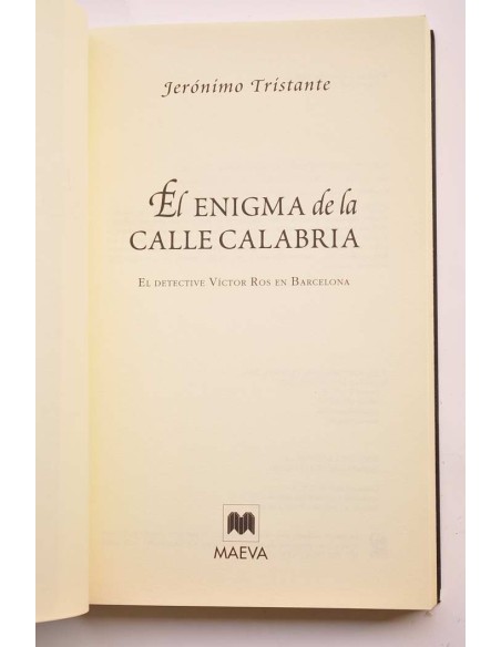 El enigma de la calle Calabria