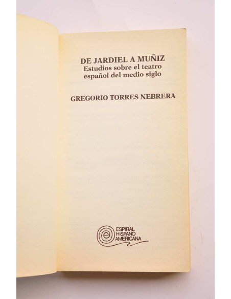 De Jardiel a Muñiz. Estudios sobre el teatro español de medio siglo