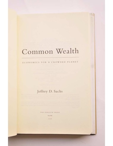 Common Wealth. Economic for a crowded Planet