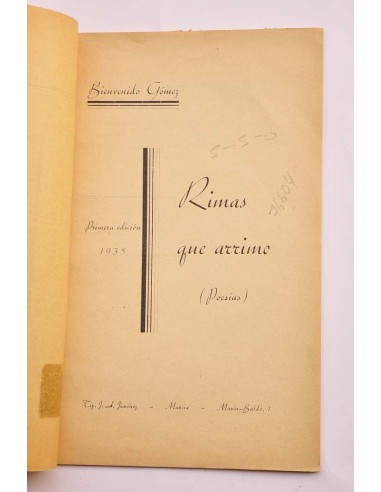 Rimas que arrimo