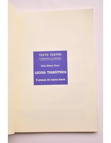 Locura transitoria. 9 piezas de teatro breve