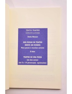 Dos piezas de teatro breve (de humor) para pocos o muchos... 2