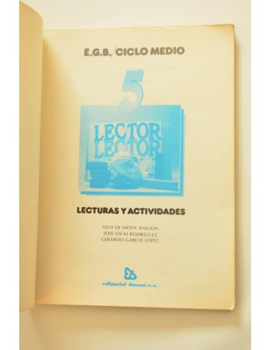 Lector/5. Lecturas y actividades 5º E. G. B.