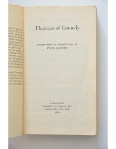 Theories of comedy 2