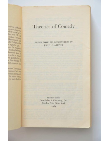 Theories of comedy
