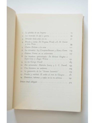 Introducción a la novela inglesa actual