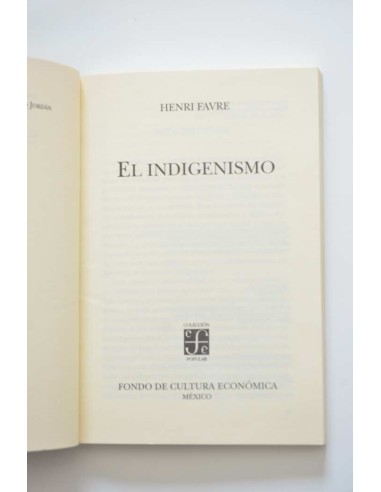 El indigenismo