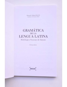 Gramática de la lengua latina 2