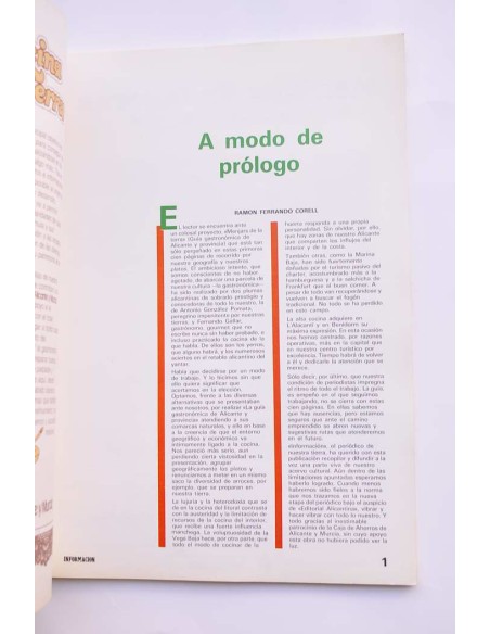 Menjars de la Terra. Guía gastronómica de Alicante y provincia