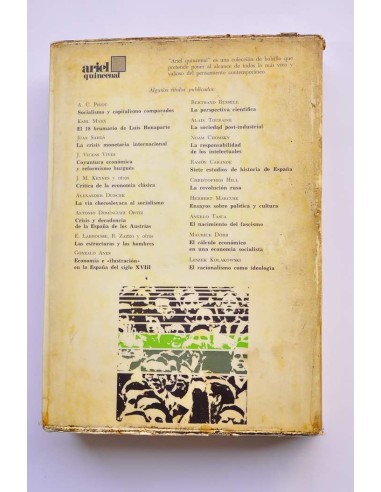 Historia del pensamiento económico