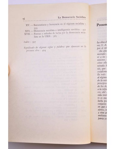 La democracia socialista