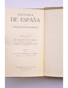 Historia de España y de la civilización española. Tomo V.... 2