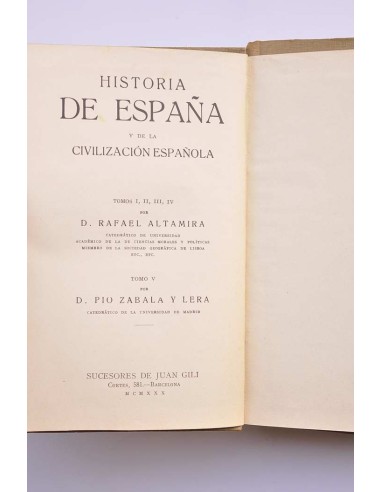 Historia de España y de la civilización...