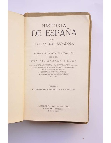 Historia de España y de la civilización...