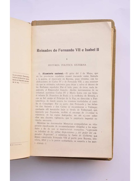 Historia de España y de la civilización española. Tomo V. Edad contemporánea, 1808 - 1923