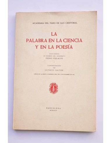 La palabra en la ciencia y en la poesía :...