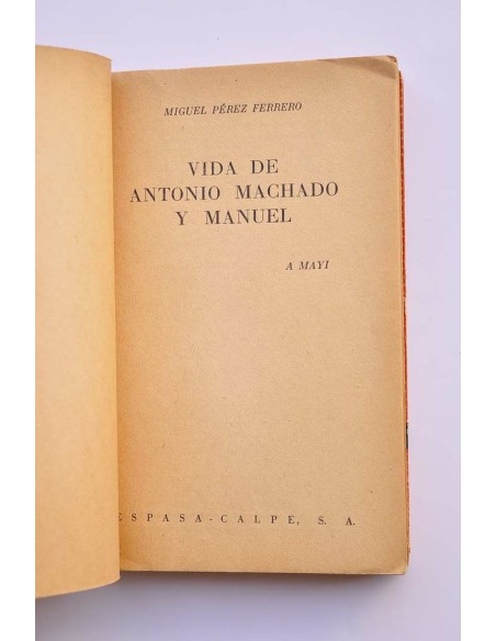 Vida de Antonio Machado y Manuel