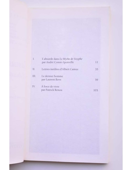 Albert Camus de l'absurde à l'amour